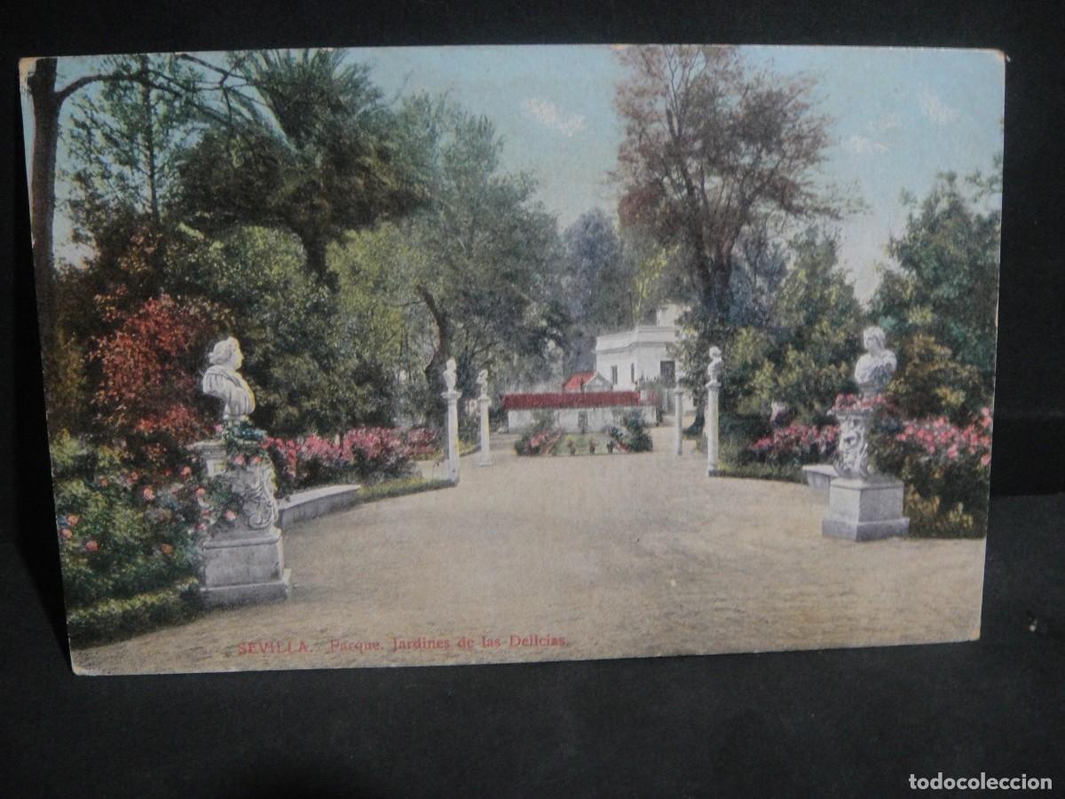 Postales: sevilla , jardines de las delicias - edicion tomas sanz . sin circular