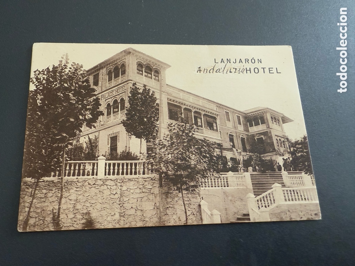 Postales: Postal. HOTEL LANJARON. PUBLICIDAD. RETOCADA ( ver foto )
