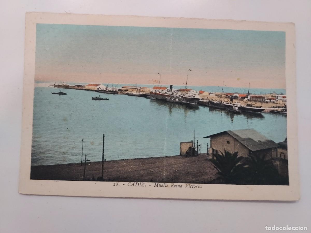 Postales: POSTAL CADIZ MUELLE REINA VICTORIA. SIN CIRCULAR. ROISIN 28