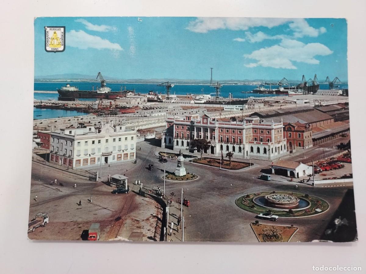 Postales: POSTAL CADIZ AVENIDA DEL PUERTO. CIRCULADA 1961. SUBIRATS 1108