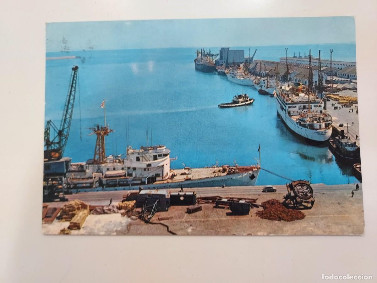 Postales: POSTAL CADIZ PUERTO VISTA PARCIAL. 1964. CIRCULADA. PAPELERIA ALFA