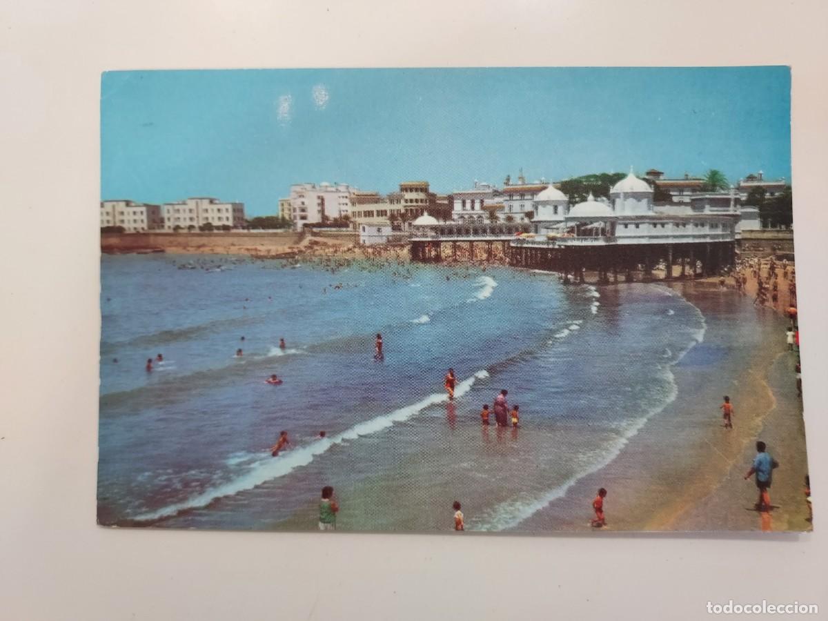 Postales: POSTAL CADIZ BALNEARIO DE LA PALMA. 1962. ESCRITA. HELIOTIPIA 18