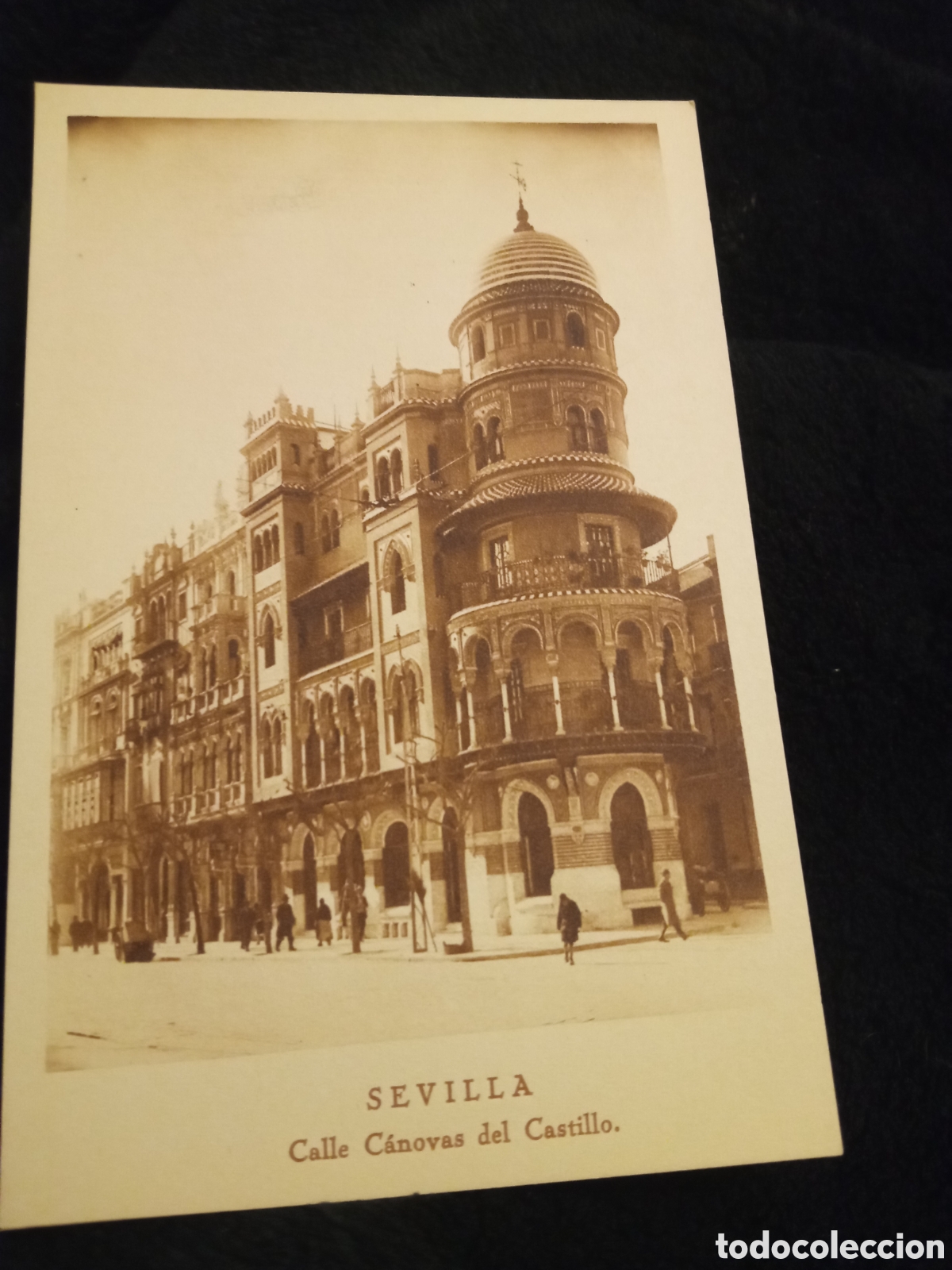 Postkarten: Antigua postal fotogr&aacute;fica, Sevilla, Calle Canovas del Castillo