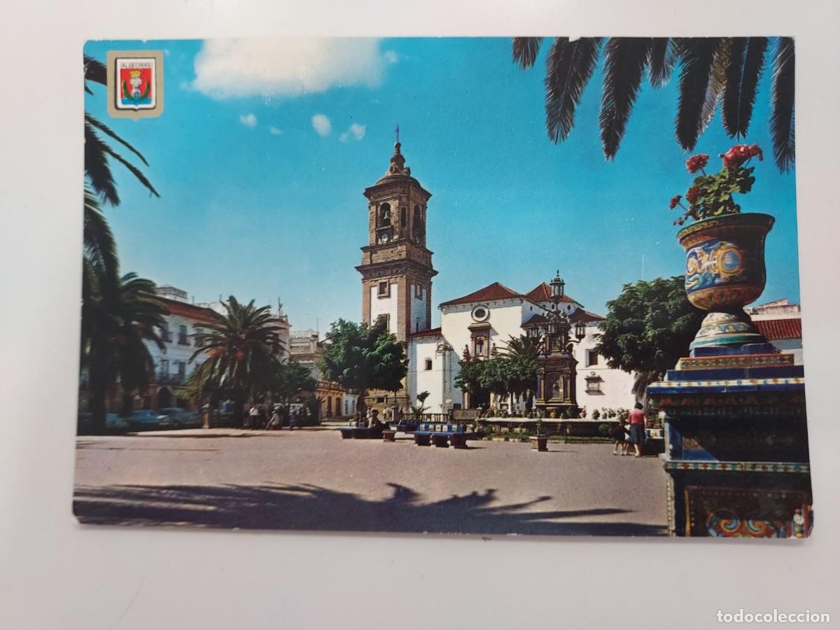 Postales: POSTAL ALGECIRAS PLAZA GENERALISIMO IGLESIA SE&Ntilde;ORA LA PALMA. 1964. SIN CIRCULAR. CADIZ. SUBIRATS 20