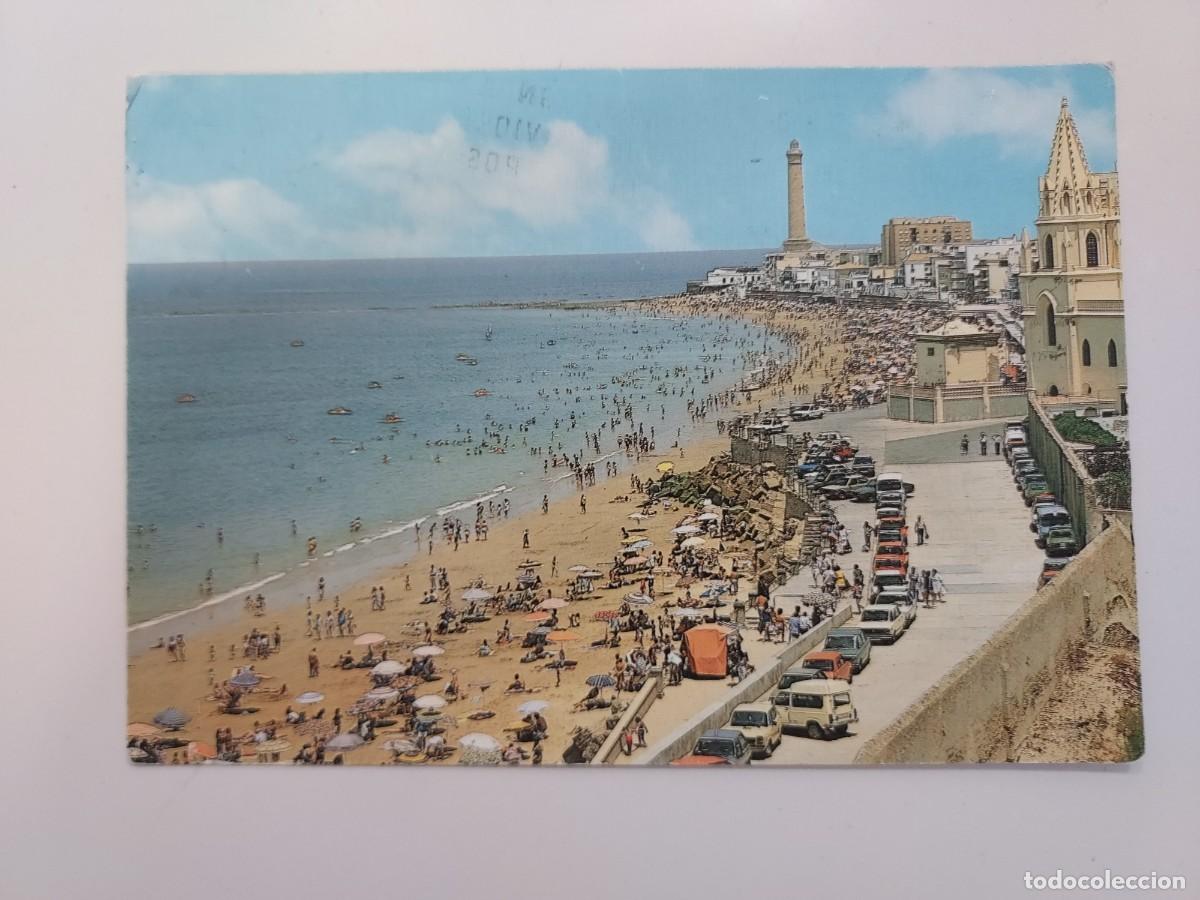 Postales: POSTAL CHIPIONA PLAYA DE REGLA. 1984. CIRCULADA. CADIZ