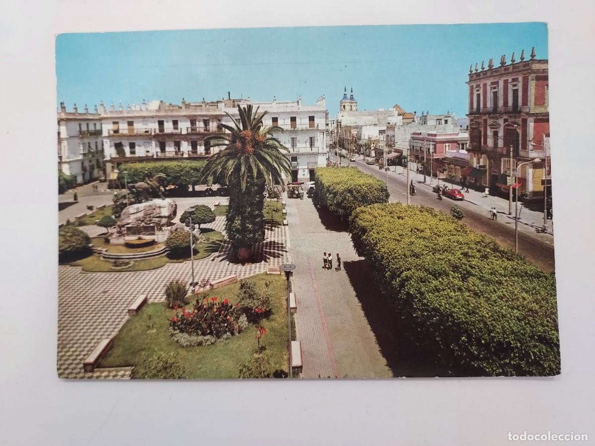 Postales: POSTAL SAN FERNANDO PLAZA ESPA&Ntilde;A. 1964. SIN CIRCULAR. CADIZ