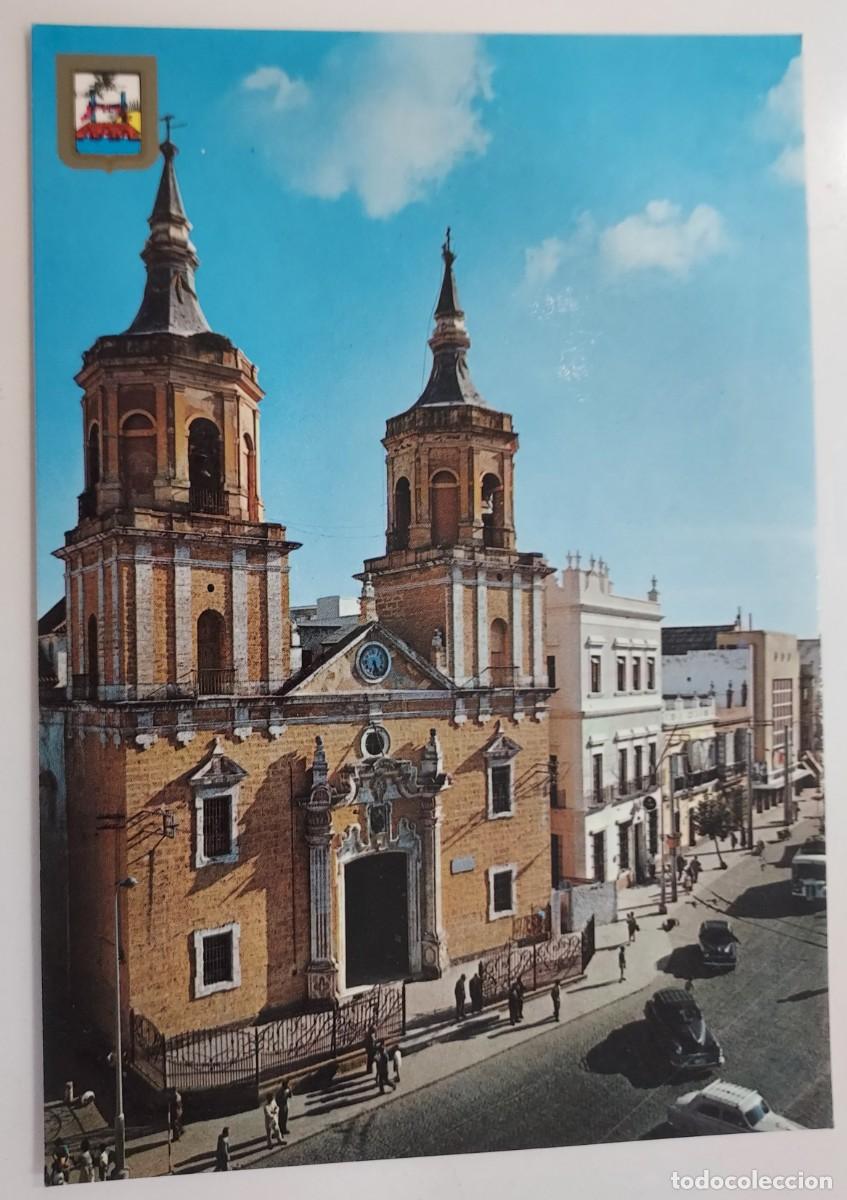 Postales: POSTAL SAN FERNANDO IGLESIA MAYOR PARROQUIAL SAN PEDRO SAN PABLO. 1962. SIN CIRCULAR. CADIZ