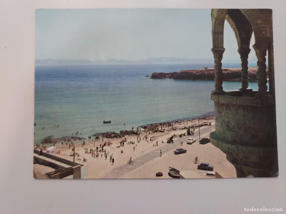 Postales: POSTAL TARIFA PLAYA DEL RINCON AL FONDO COSTA DE MARRUECOS. 1965. SIN CIRCULAR. CADIZ