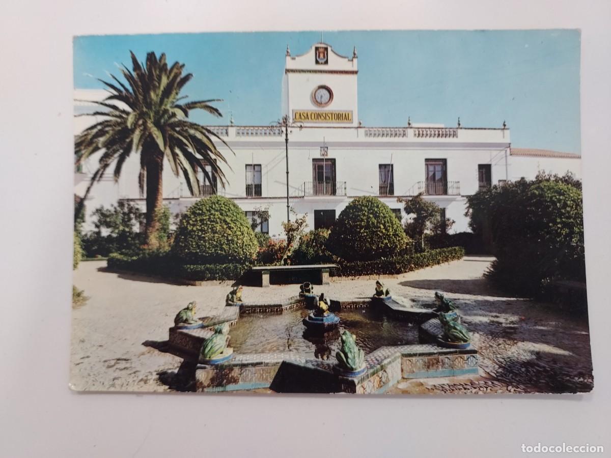 Postales: POSTAL TARIFA PLAZA 18 DE JULIO Y AYUNTAMIENTO. 1965. SIN CIRCULAR. CADIZ
