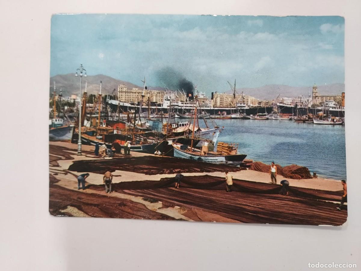 Postales: POSTAL MALAGA MUELLE DE PESCADORES. 1959. SIN CIRCULAR