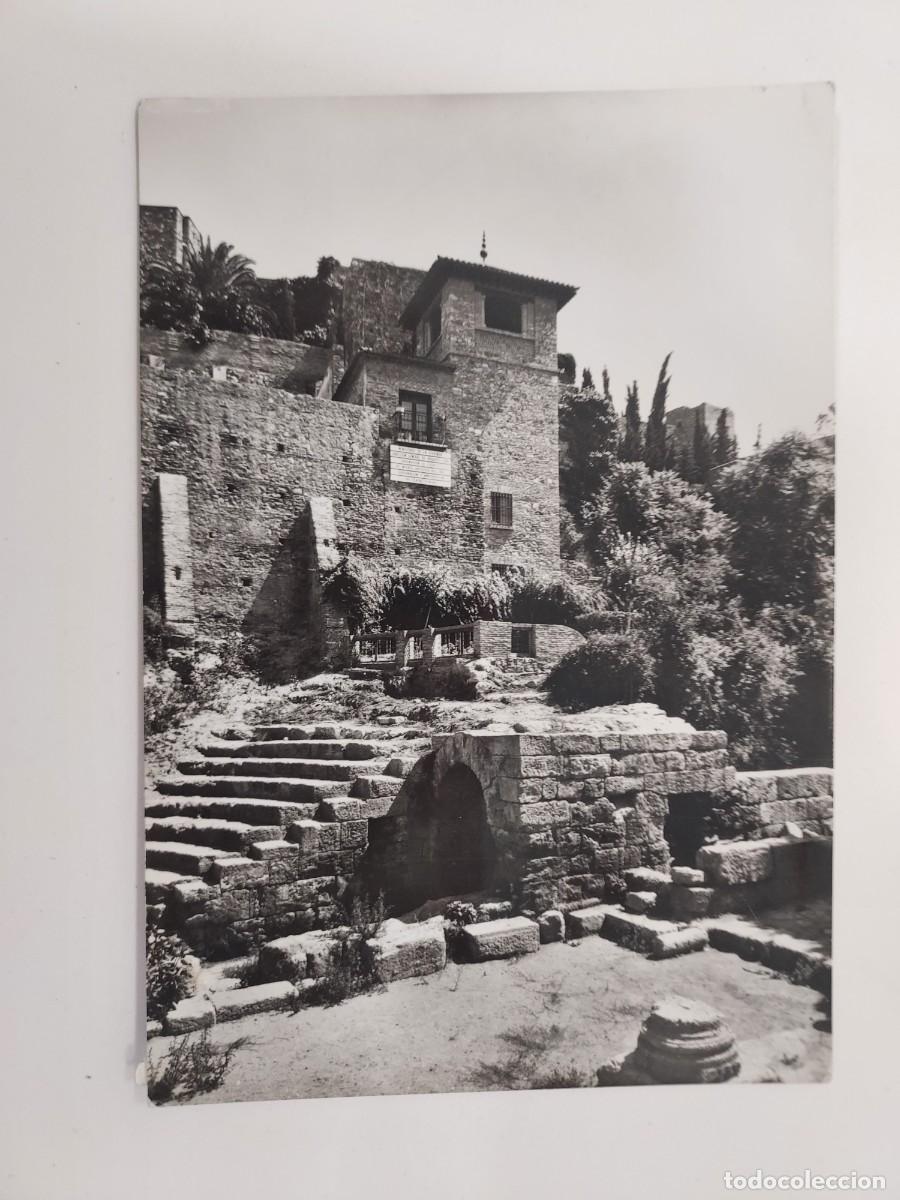 Postales: POSTAL MALAGA ALCAZABA ANFITEATRO ROMANO. 1959. SIN CIRCULAR. DOMINGUEZ 1026