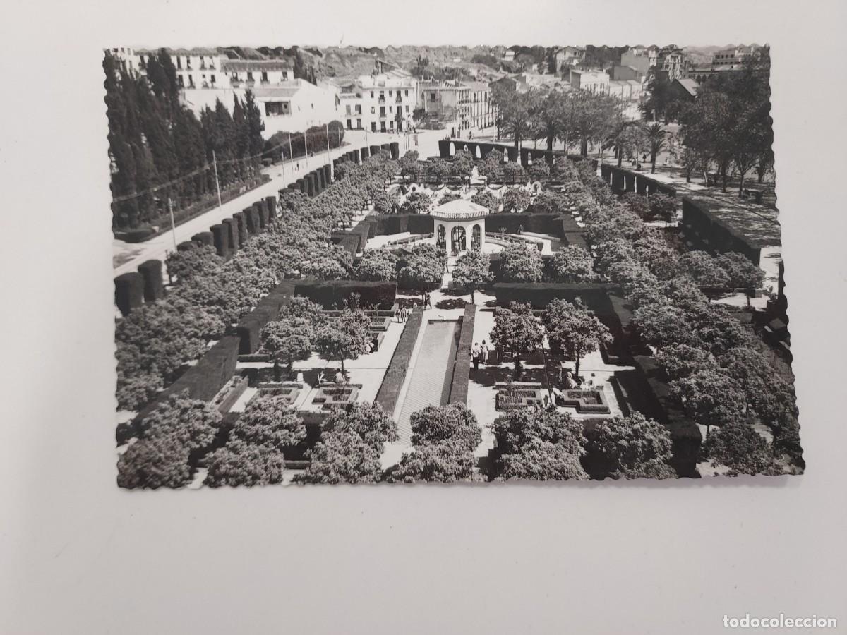 Postales: POSTAL MALAGA JARDINES DEL AYUNTAMIENTO. 1958. ESCRITA. EXCLUSIVAS ALAMOS