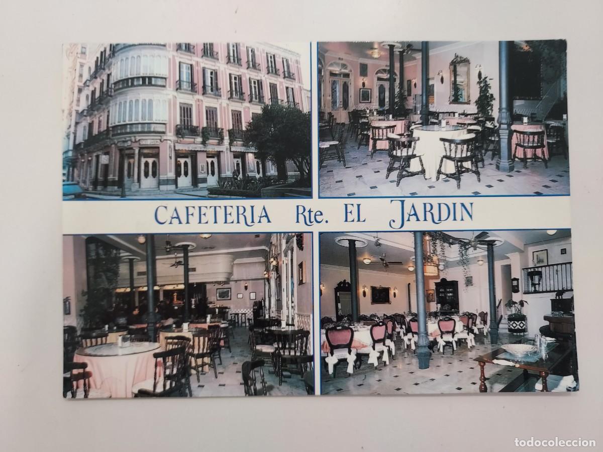 Postales: POSTAL MALAGA CAFETERIA RESTAURANTE EL JARDIN. 1996. ESCRITA