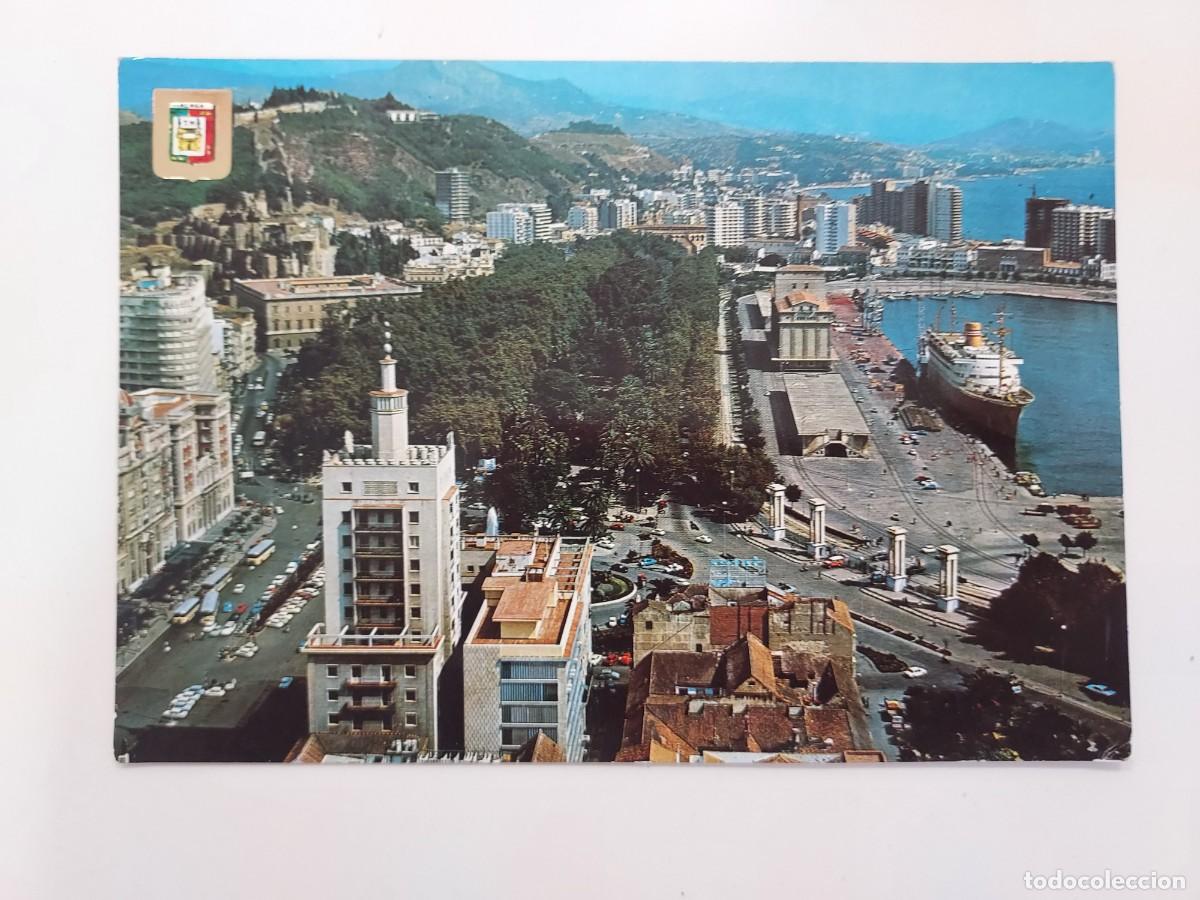 Postales: POSTAL MALAGA VISTA PARCIAL AEREA. 1979. ESCRITA