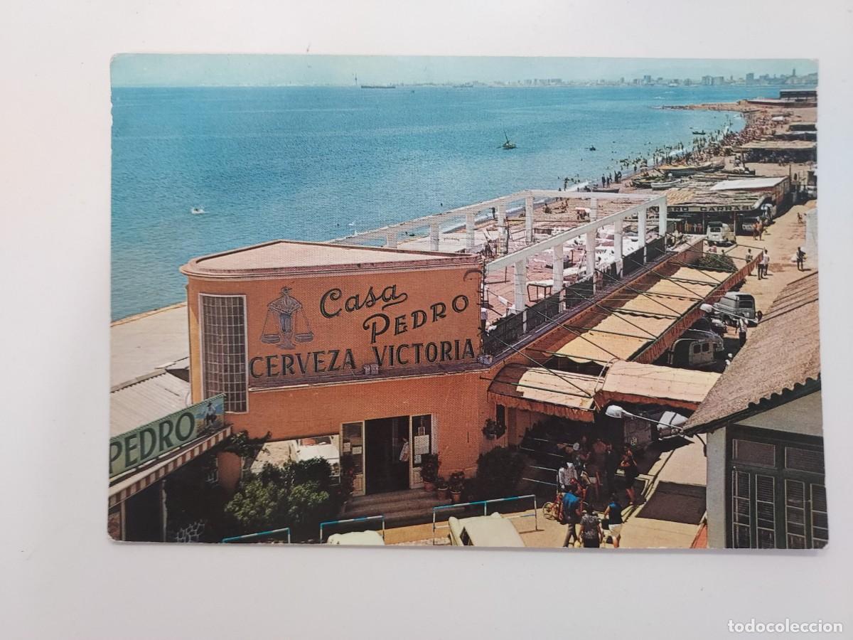 Postales: POSTAL MALAGA PLAYAS DEL PALO. 1967. ESCRITA. CASA PEDRO CERVEZAS VICTORIA