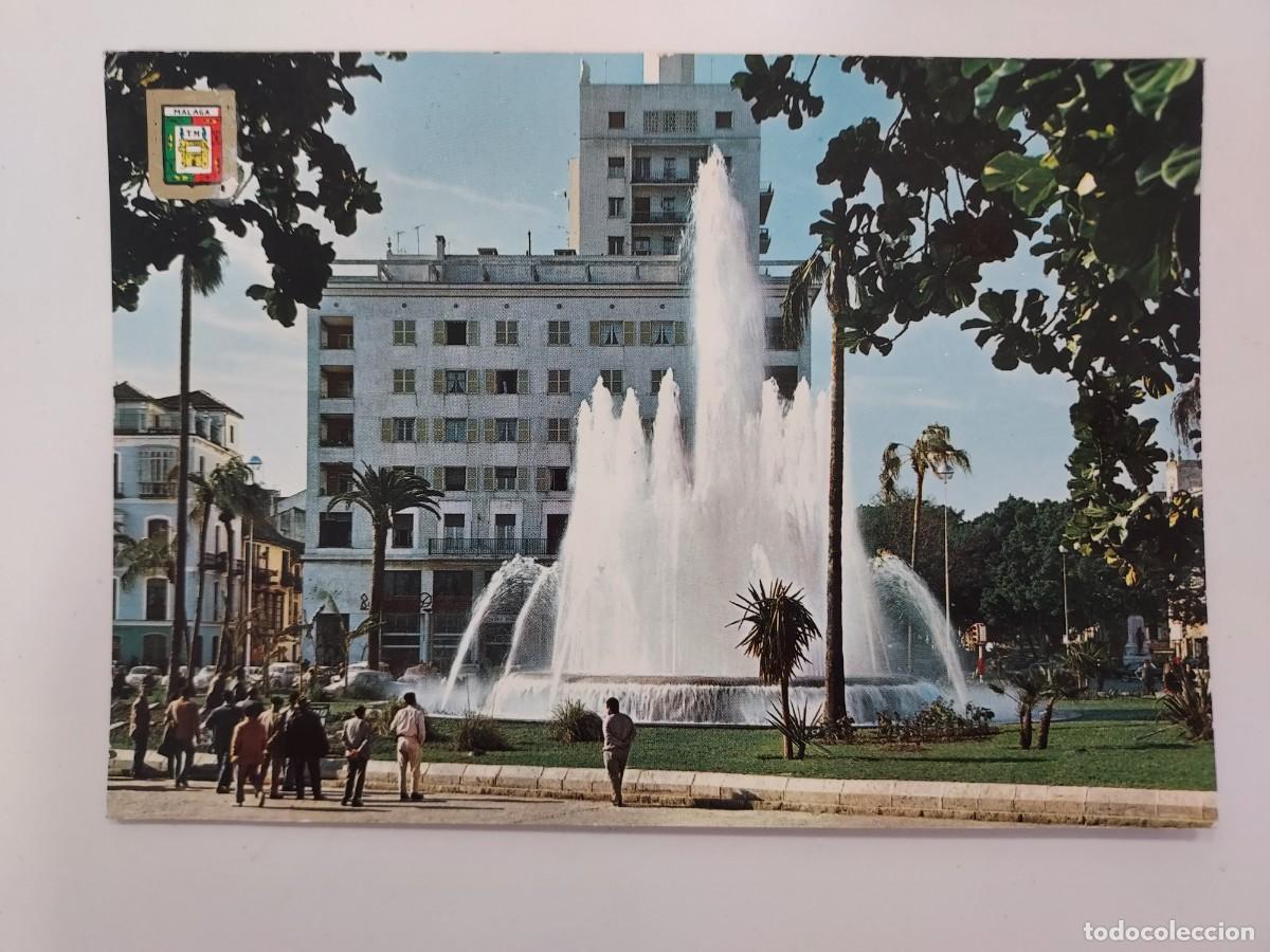 Postales: POSTAL MALAGA FUENTE DE LA MARINA. 1964. ESCRITA