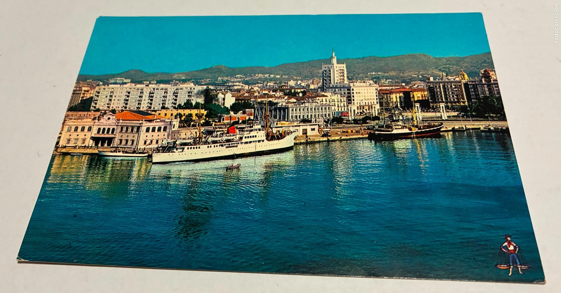 Postales: POSTAL MALAGA PUERTO HARBOUR, - Foto 1