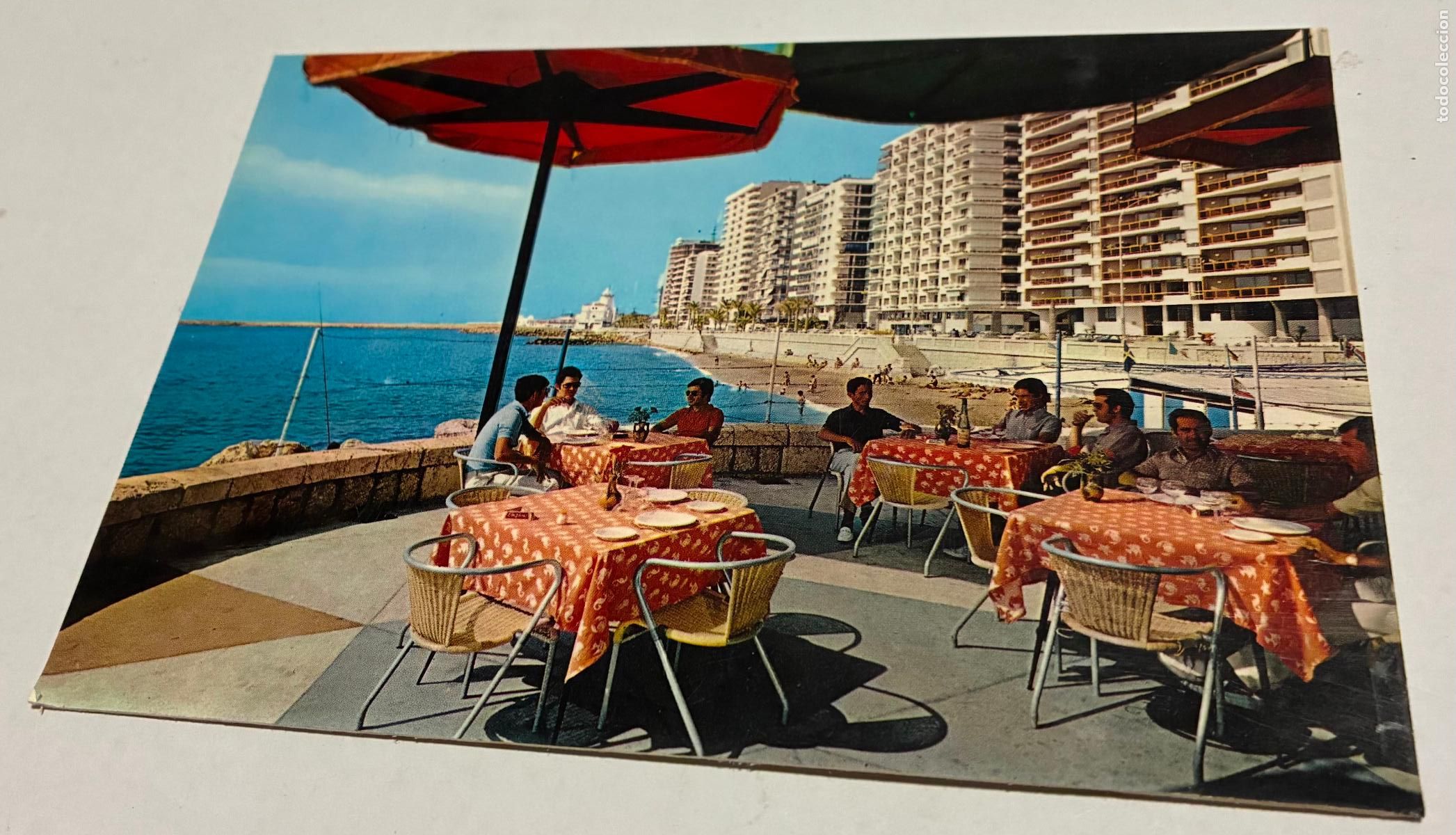 Postales: POSTAL MALAGA COSTA DEL SOL VISTA PARCIAL DEL PASEO MARITIMO