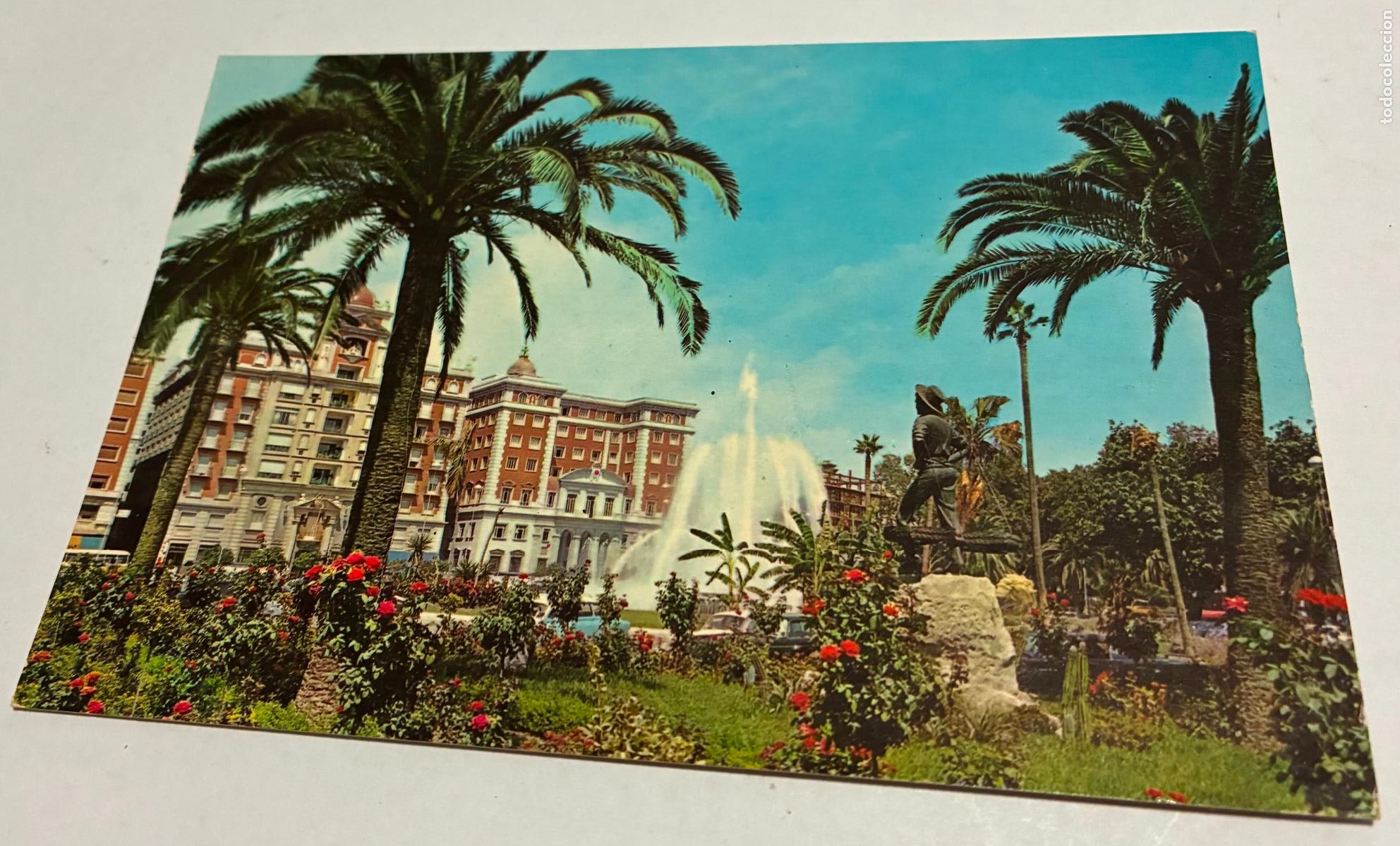 Postales: POSTAL MALAGA JARDINES DE LA MARINA