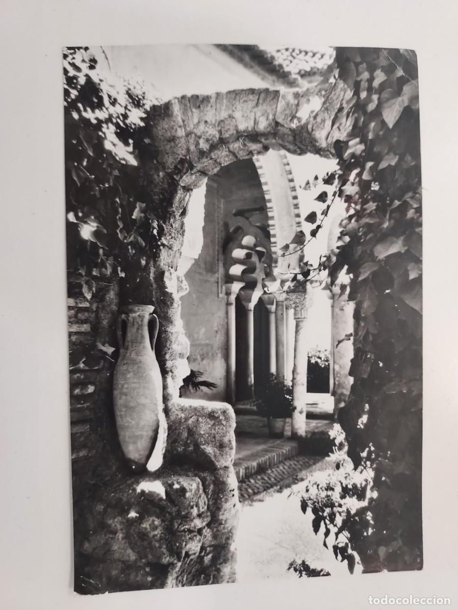 Postales: POSTAL MALAGA ALCAZABA TEMPLETE. CIRCULADA EN 1960. DOMINGUEZ 1020