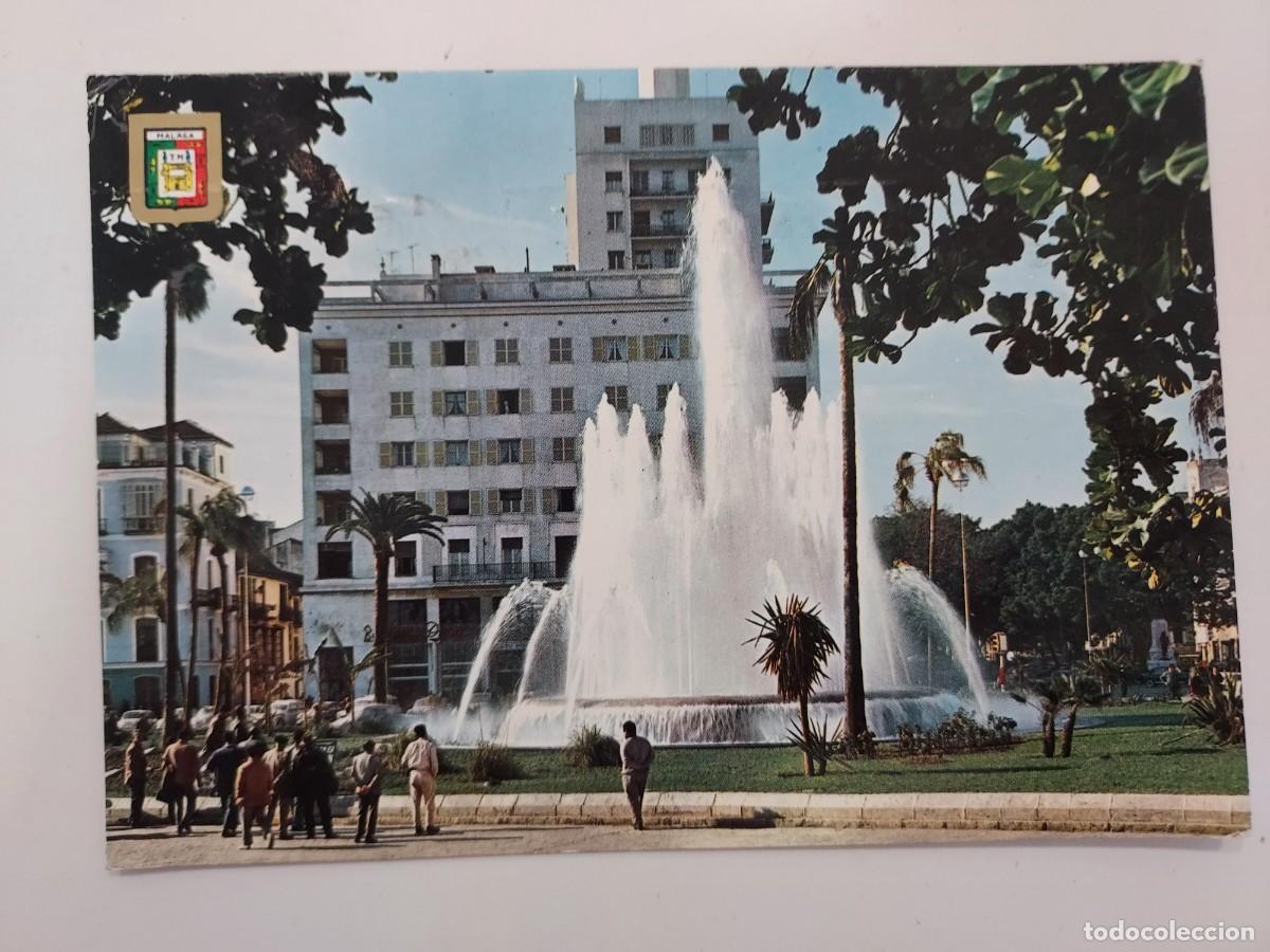 Postales: POSTAL MALAGA FUENTE DE LA MARINA. 1964. CIRCULADA. DOMINGUEZ 116