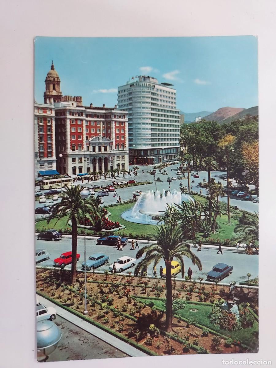 Postales: POSTAL MALAGA PLAZA DE QUEIPO DE LLANO. 1971. CIRCULADA. 399 POSTALES COSTA DEL SOL