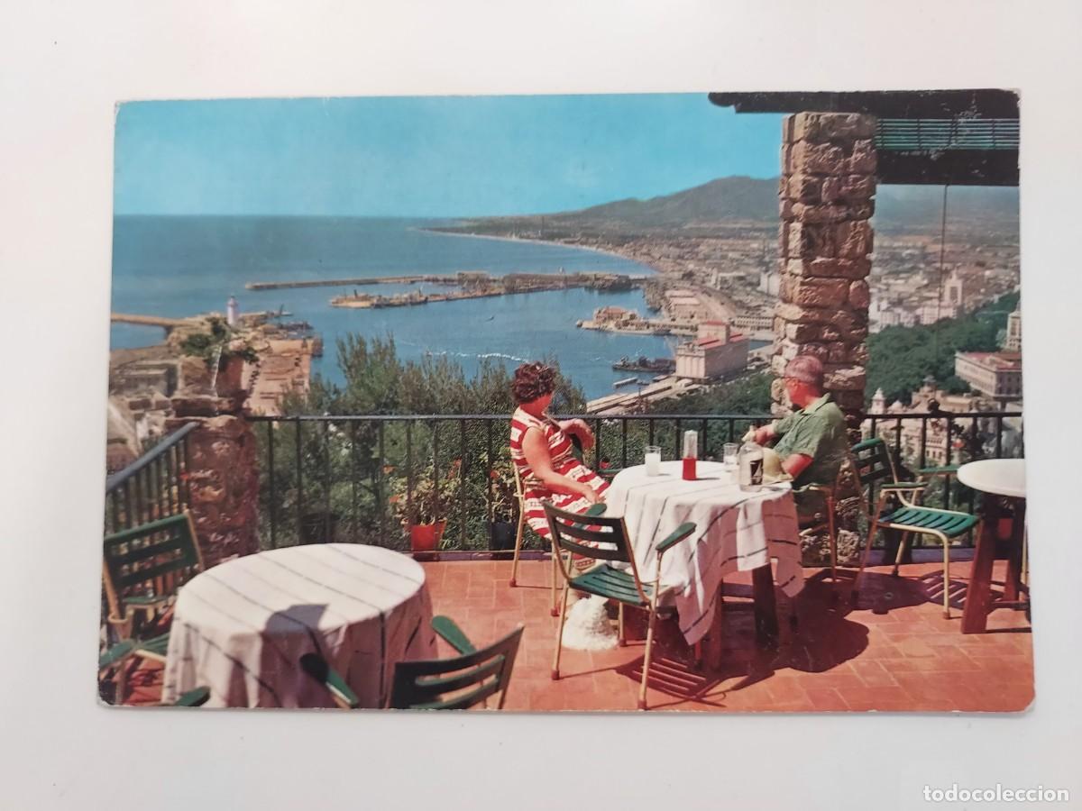 Postales: POSTAL MALAGA PARADOR HOSTERIA DE GIBRALFARO. 1962. CIRCULADA. CYP