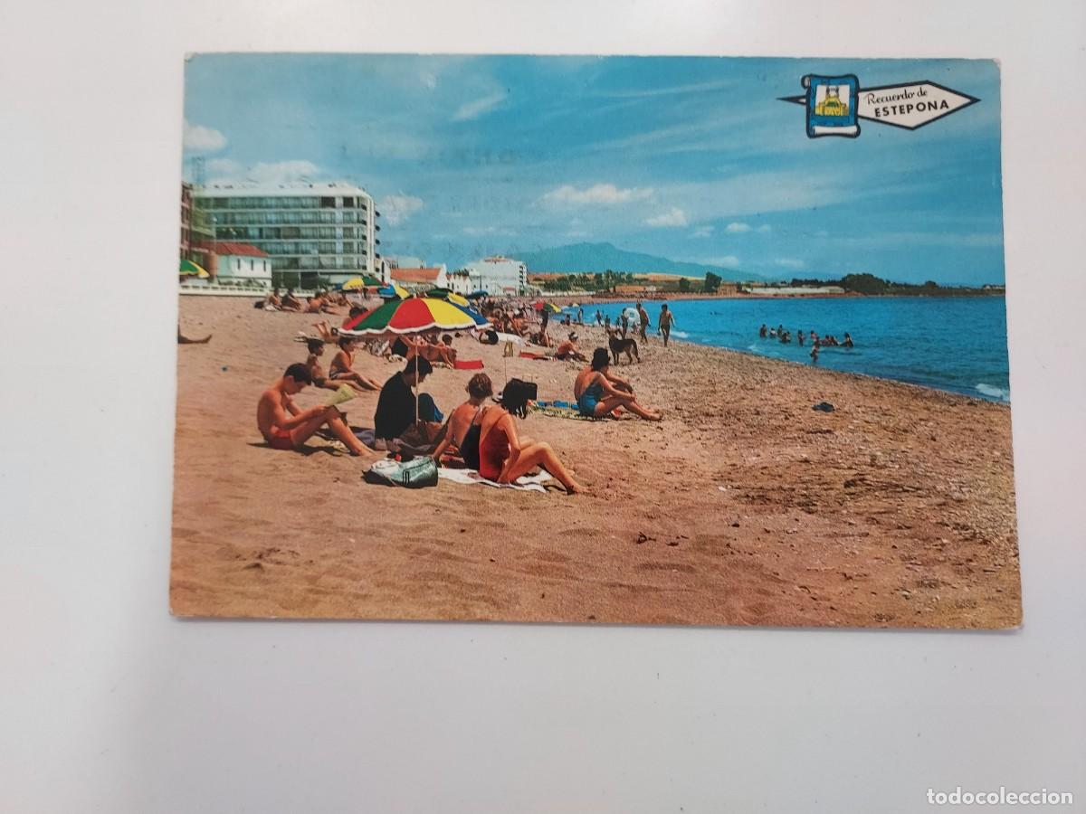 Postales: POSTAL ESTEPONA PLAYAS VISTA PARCIAL. 1968. CIRCULADA. MALAGA. PERGAMINO 5130