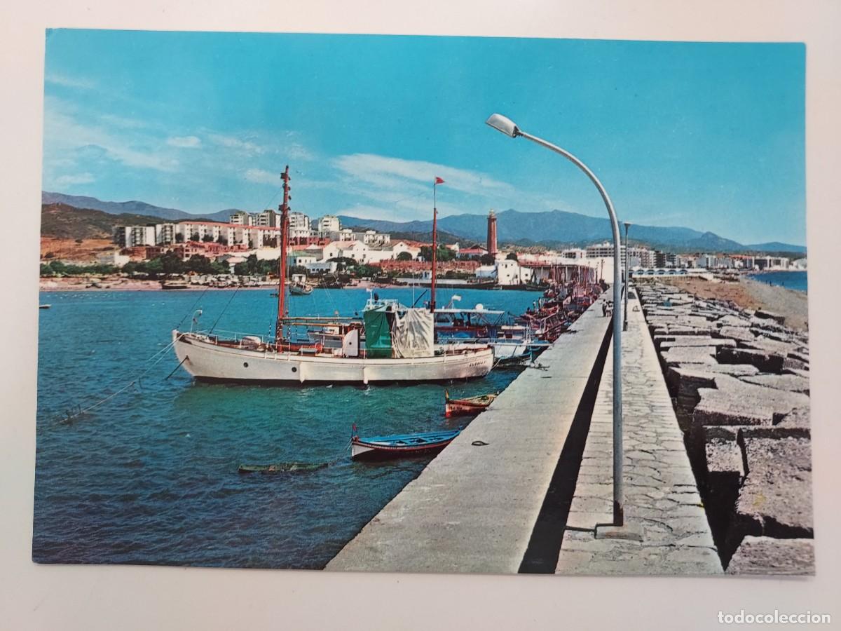 Postales: POSTAL ESTEPONA VISTA PARCIAL DEL PUERTO. 1970. ESCRITA. MALAGA