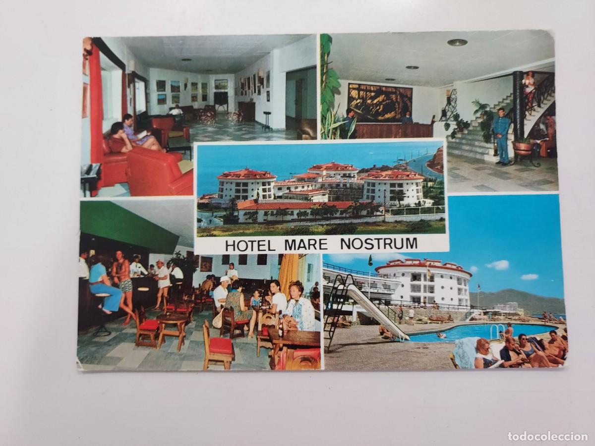 Postales: POSTAL FUENGIROLA HOTEL MARE NOSTRUM VARIAS VISTAS. 1972. SIN CIRCULAR. MALAGA