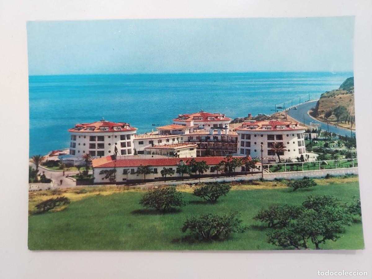 Postales: POSTAL FUENGIROLA HOTEL MARE NOSTRUM VISTA DESDE EL CASTILLO. 1970. SIN CIRCULAR. MALAGA