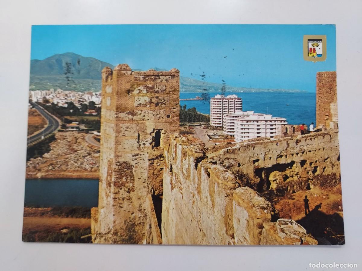 Postales: POSTAL FUENGIROLA VISTA PARCIAL CASTILLO SOHAIL. 1972. CIRCULADA. MALAGA