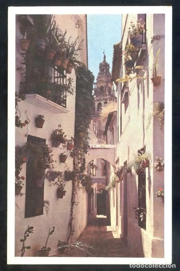 Postales: C&oacute;rdoba *La calleja...* Ed. H.A.E. n&ordm; 17. Escrita.