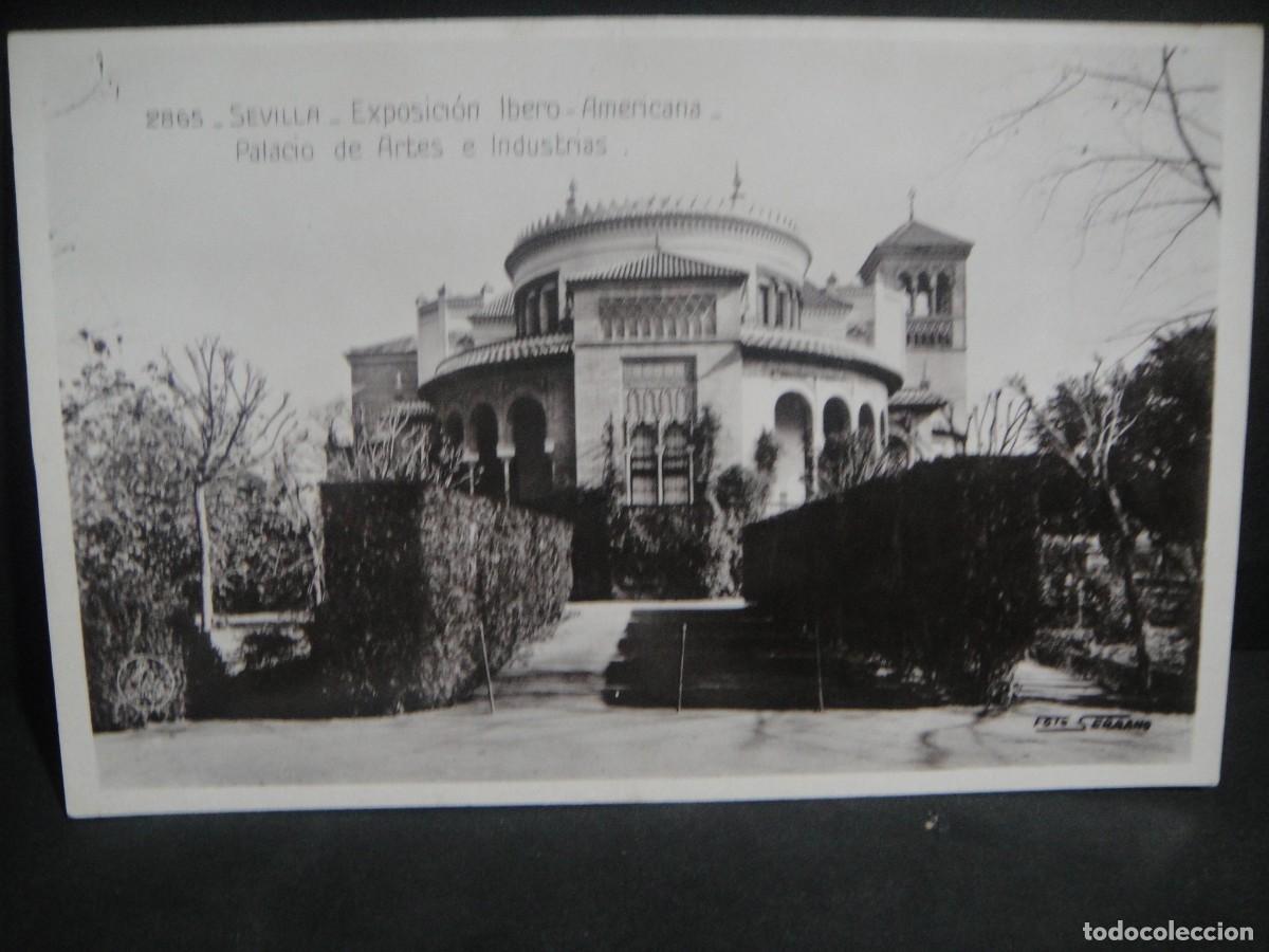 Postales: sevilla , palacio de artes e industrias - edit. unique - sin circular