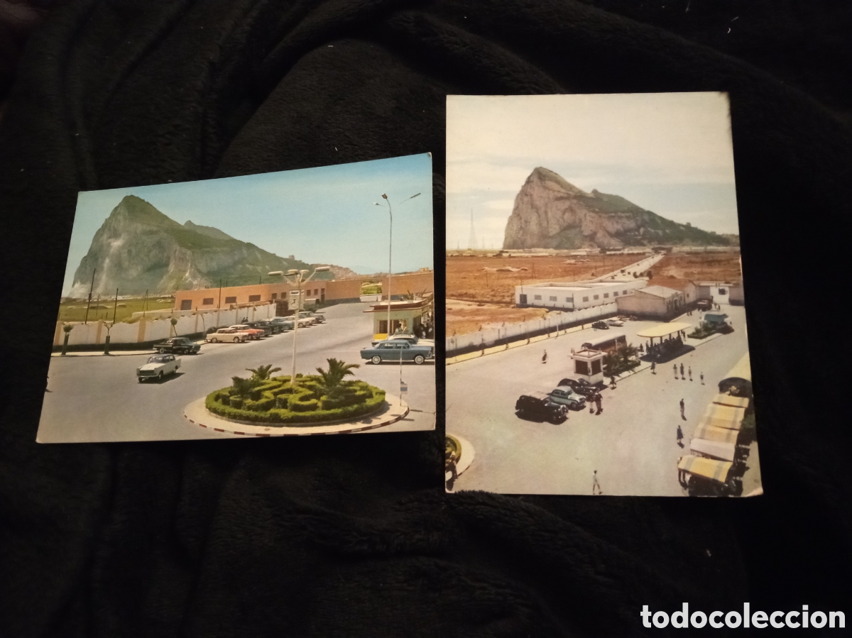 Postales: 2 antiguas postales fotogr&aacute;ficas, La L&iacute;nea de la Concepci&oacute;n