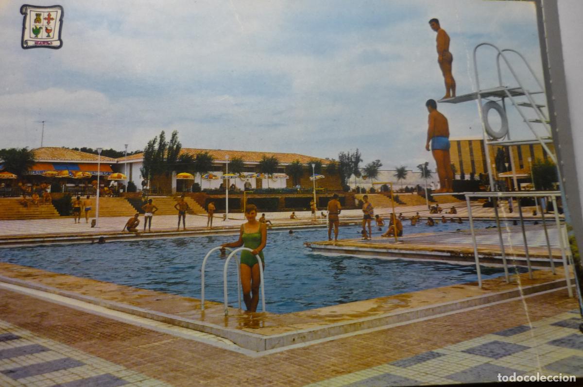 Postales: postal martos piscina municipal parcial escrita