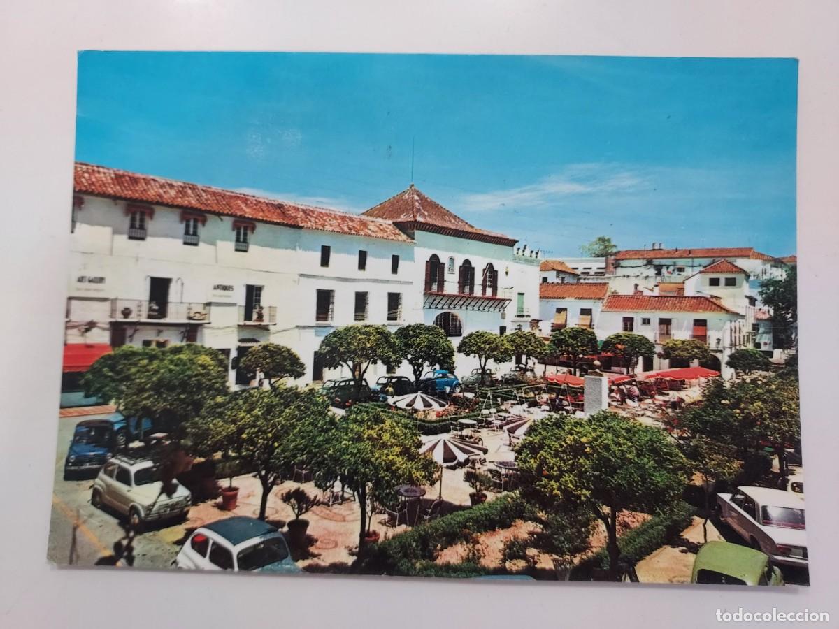 Postales: POSTAL MARBELLA PLAZA TIPICA. 1976. SIN CIRCULAR. MALAGA. EDICIONES FOTO ANTONIO 19