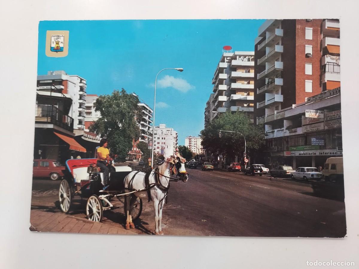 Postales: POSTAL MARBELLA AVENIDA RICARDO SORIANO. 1976. SIN CIRCULAR. MALAGA. 95