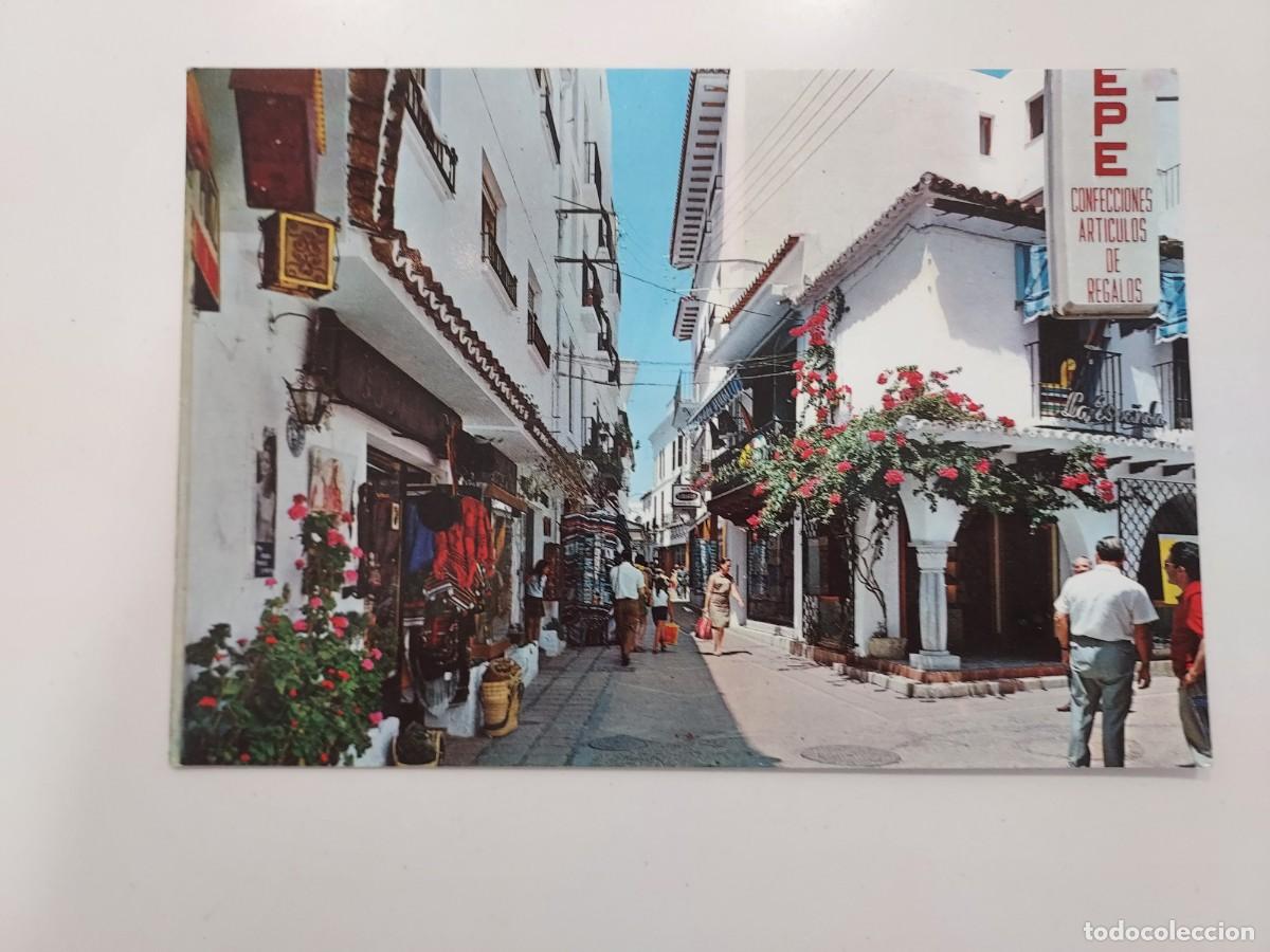 Postales: POSTAL MARBELLA CENTRO COMERCIAL. 1968. SIN CIRCULAR. MALAGA. 320 GALLEGOS