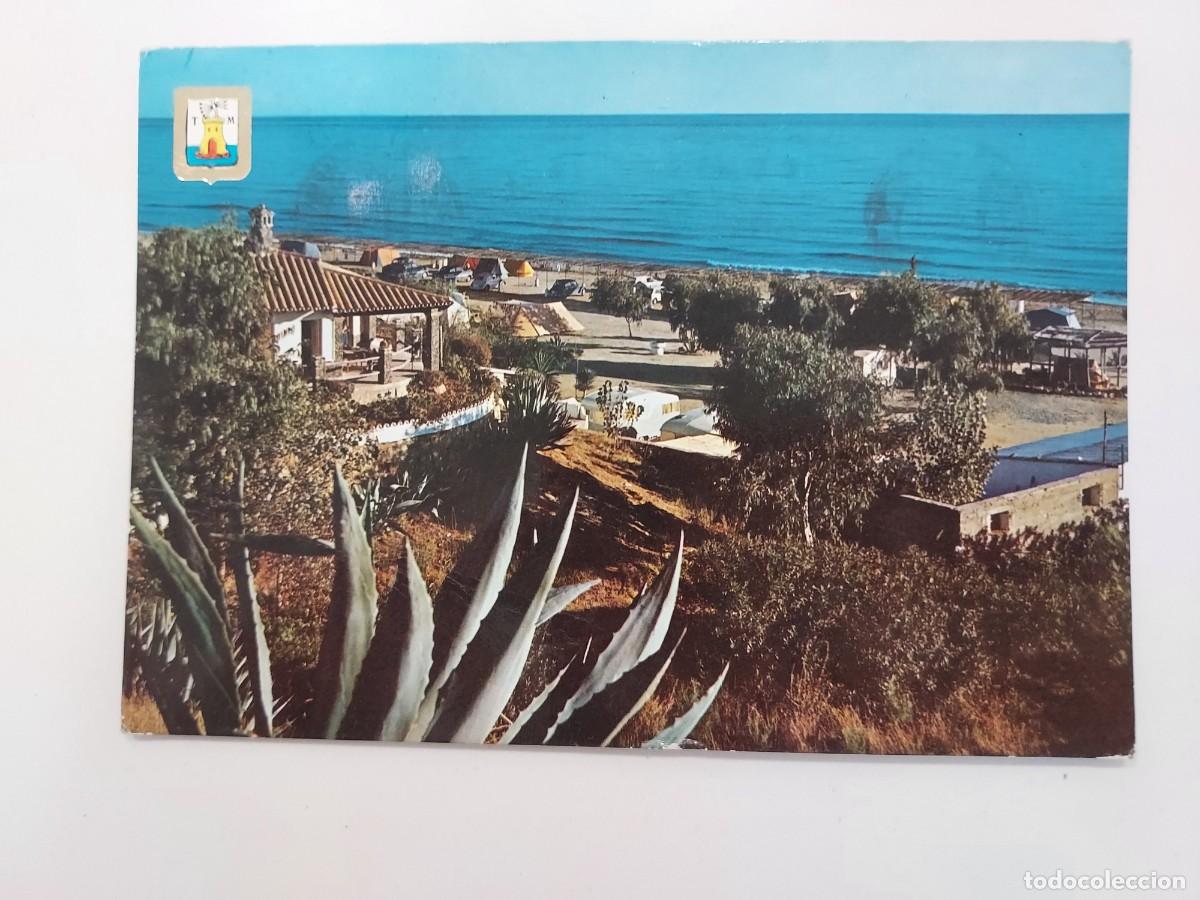 Postales: POSTAL MARBELLA CAMPING. 1962. CIRCULADA. MALAGA. MATASELLOS ESTEPONA