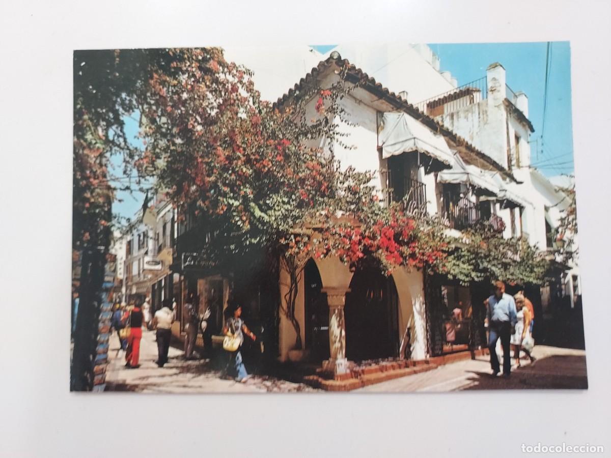 Postales: POSTAL MARBELLA LA CALLE MAS TIPICA G. BADIA. 1973. CIRCULADA. MALAGA MATASELLOS SAN PEDRO ALCANTARA