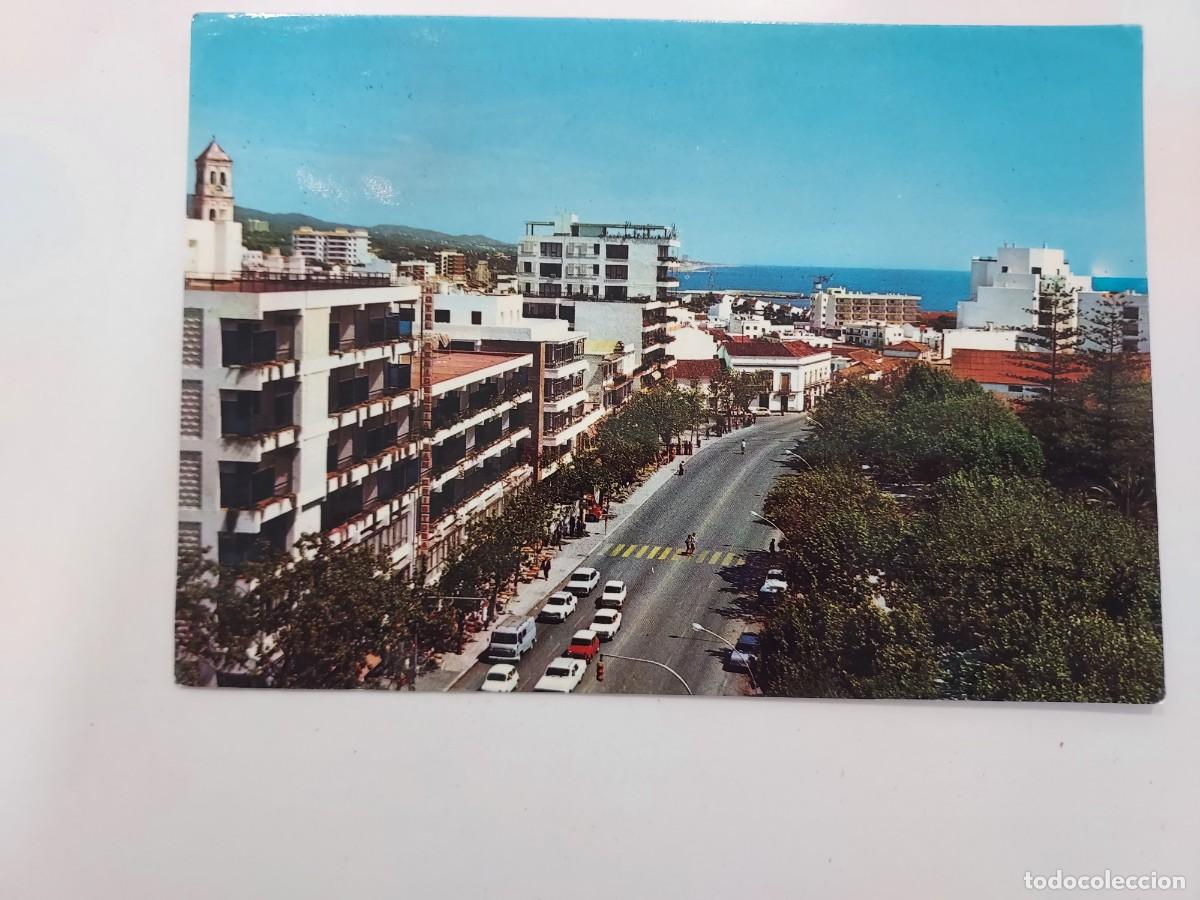 Postales: POSTAL MARBELLA AVENIDA RAMON Y CAJAL VISTA GENERAL. 1972. CIRCULADA. MALAGA
