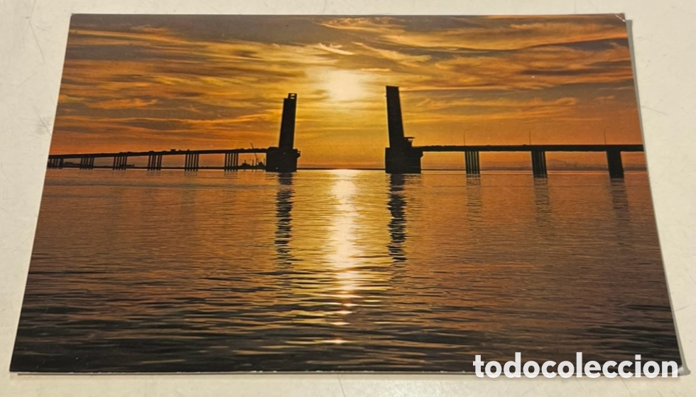 Postales: Postal. Puente Jos&eacute; Le&oacute;n de Carranza. C&aacute;diz. A&ntilde;os 70.