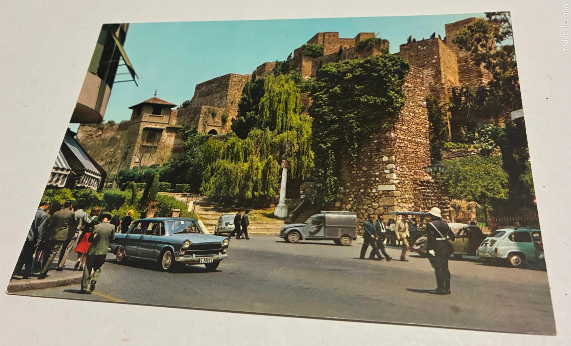 Postales: POSTAL MALAGA PLAZA DE LA ADUANA Y ALCAZABA