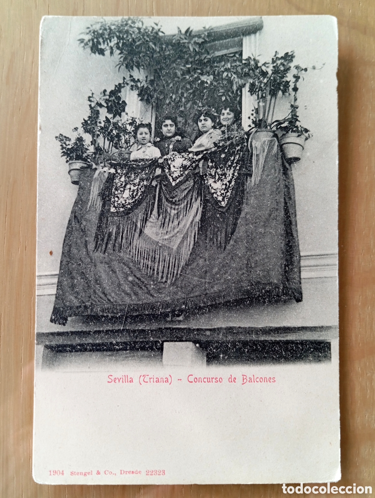 Postales: POSTAL SEVILLA TRIANA CONCURSO DE BALCONES STENGEL & CO 22323 1904 SIN CIRCULAR