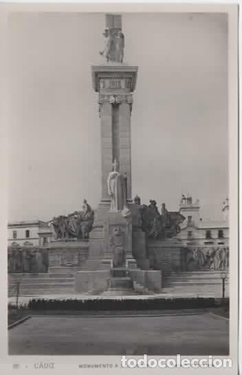 Postales: CADIZ MONUMENTO A LAS CORTES SIN ESCRIBIR