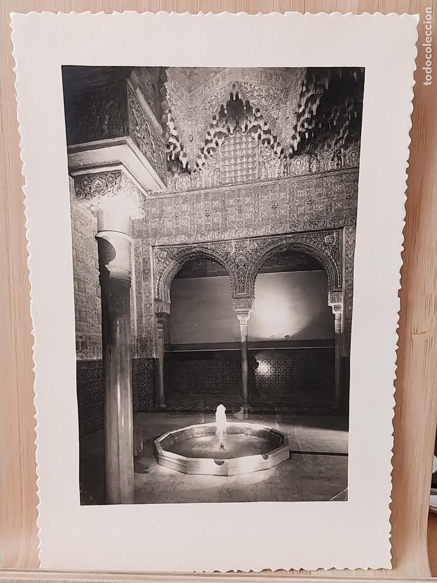 Postales: GRANADA ABENCERRAJE TARJETA FOTOGRAFICA A&Ntilde;OS 50 PRECIOSA 17.3X11.3CMS ORIGINAL