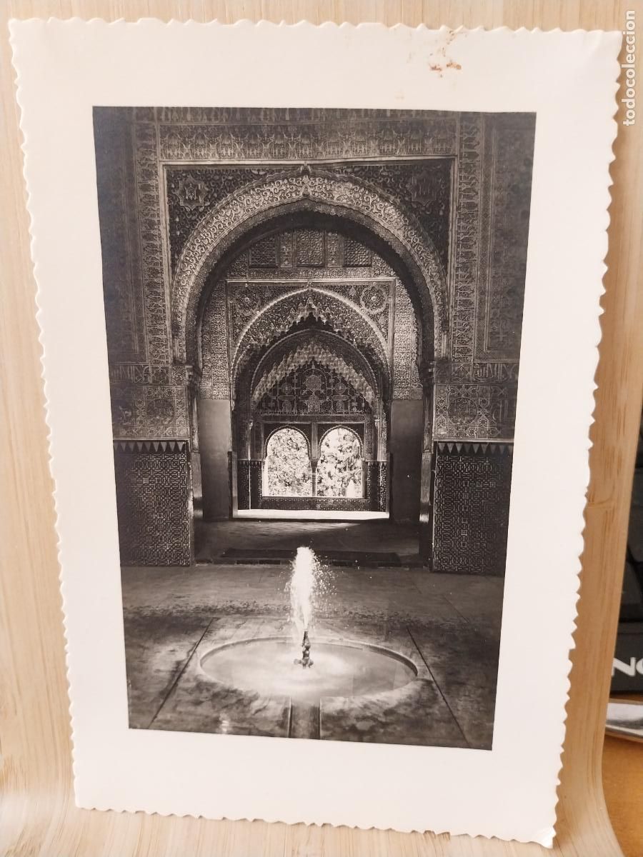 Postales: GRANADA SALA DOS HERMANAS TARJETA FOTOGRAFICA A&Ntilde;OS 50 PRECIOSA 17.3X11.3CMS ORIGINAL *****