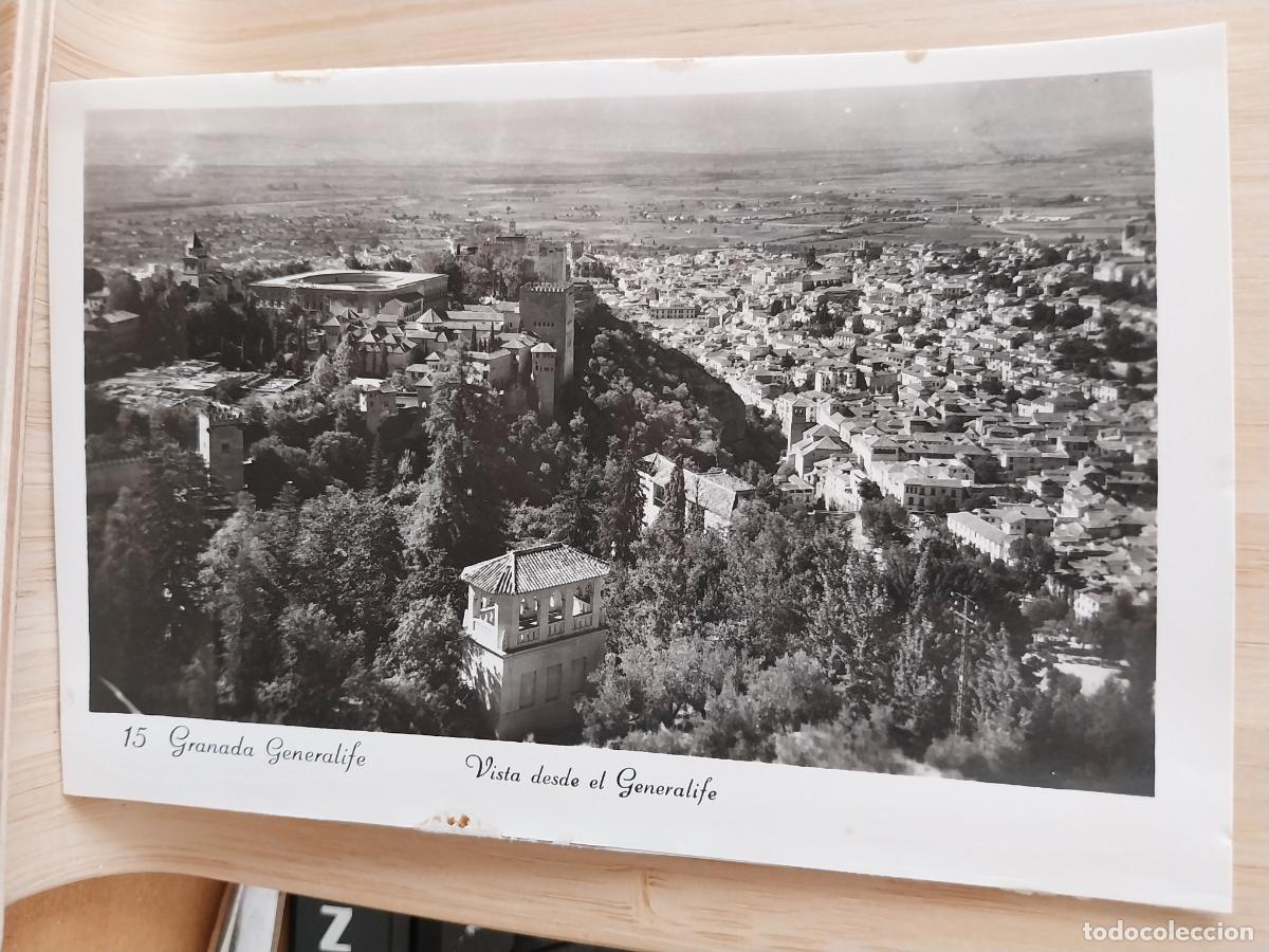 Postales: GRANADA GENERALIFE POSTAL 15 SC ORIGINAL BN PRECIOSA