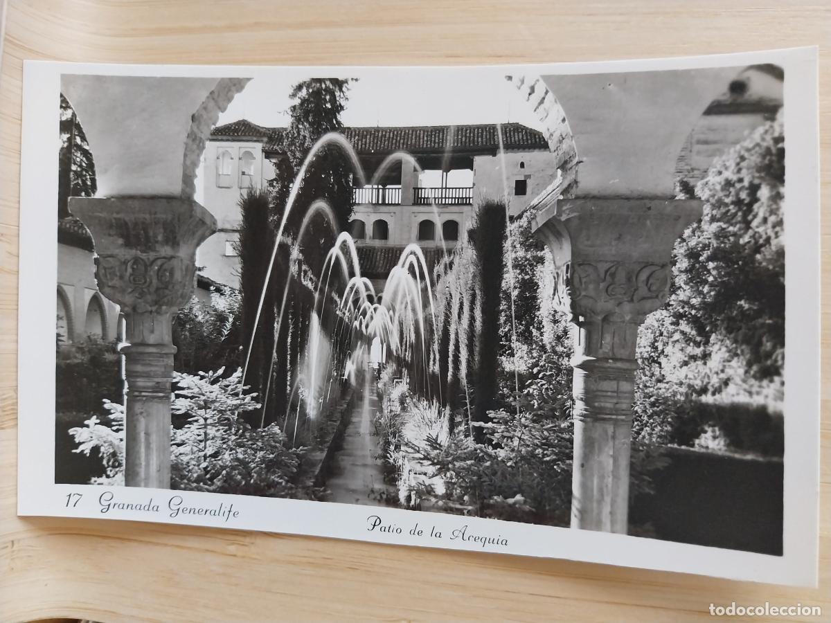 Postales: GRANADA ALHAMBRA PLAZA ACEQUIA POSTAL 17 SC ORIGINAL BN PRECIOSA